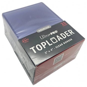 Skaidrūs Premium Toploader kortų laikikliai 3" x 4" (35PT) 25 vnt. Ultra PRO Skaidrūs Premium Toploader kortų laikikliai 3" x 4" (35PT) 25 vnt. Ultra PRO